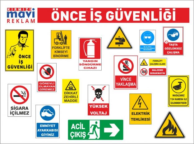 İSG Uyarı Levhaları